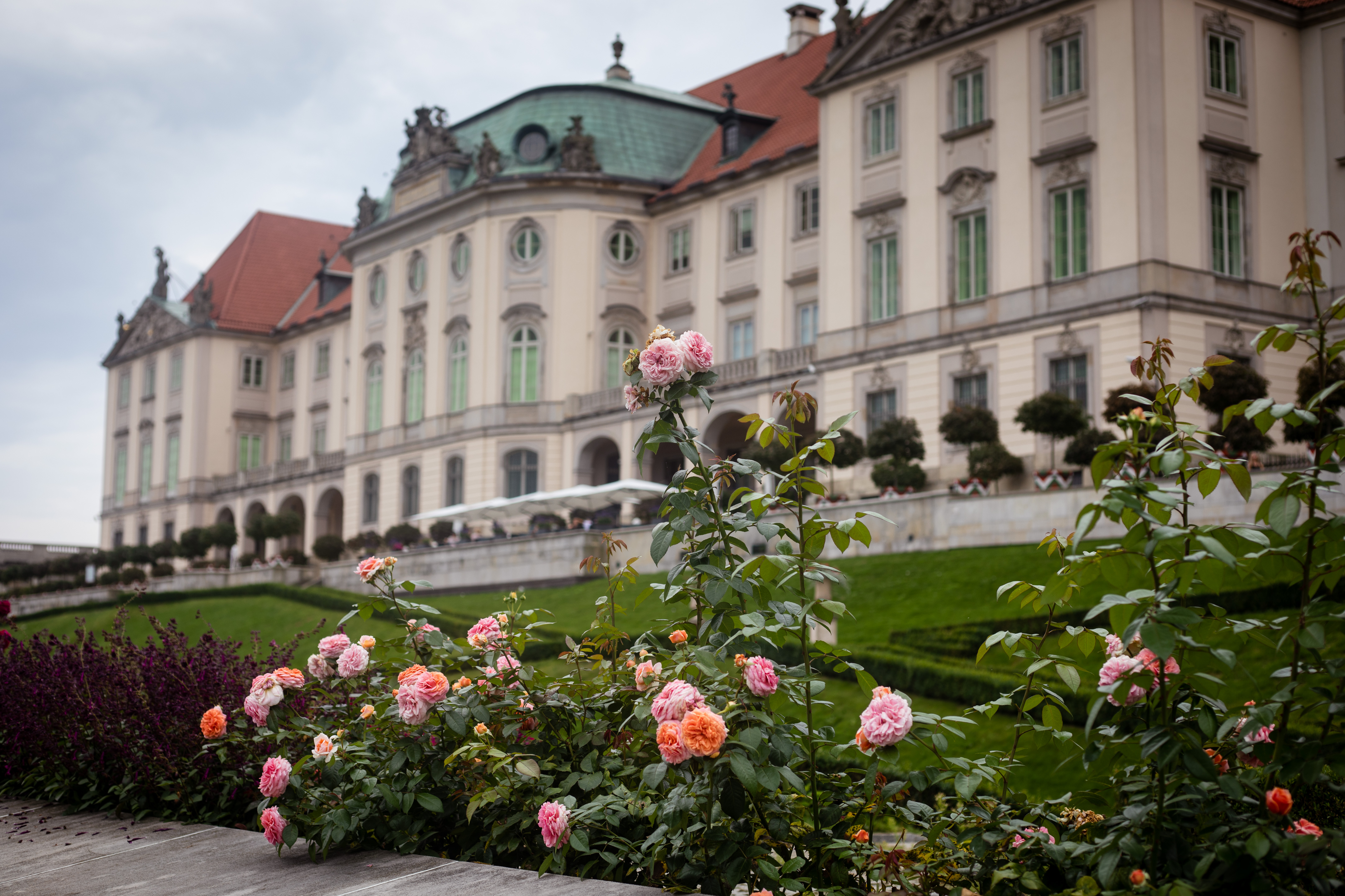 The Gardens of the Royal Castle in Warsaw