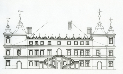 8_Villa_R_Putkowska541_430xwww.jpg rys.8.    Villa Regia – pałac przedmiejski Wazów. Rekonstrukcja wg ustaleń Jolanty Putkowskiej.