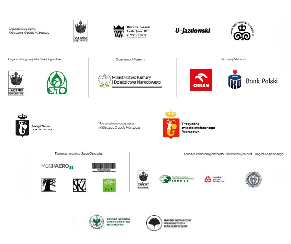 plansza z logotypami sponsorów i partnerów
