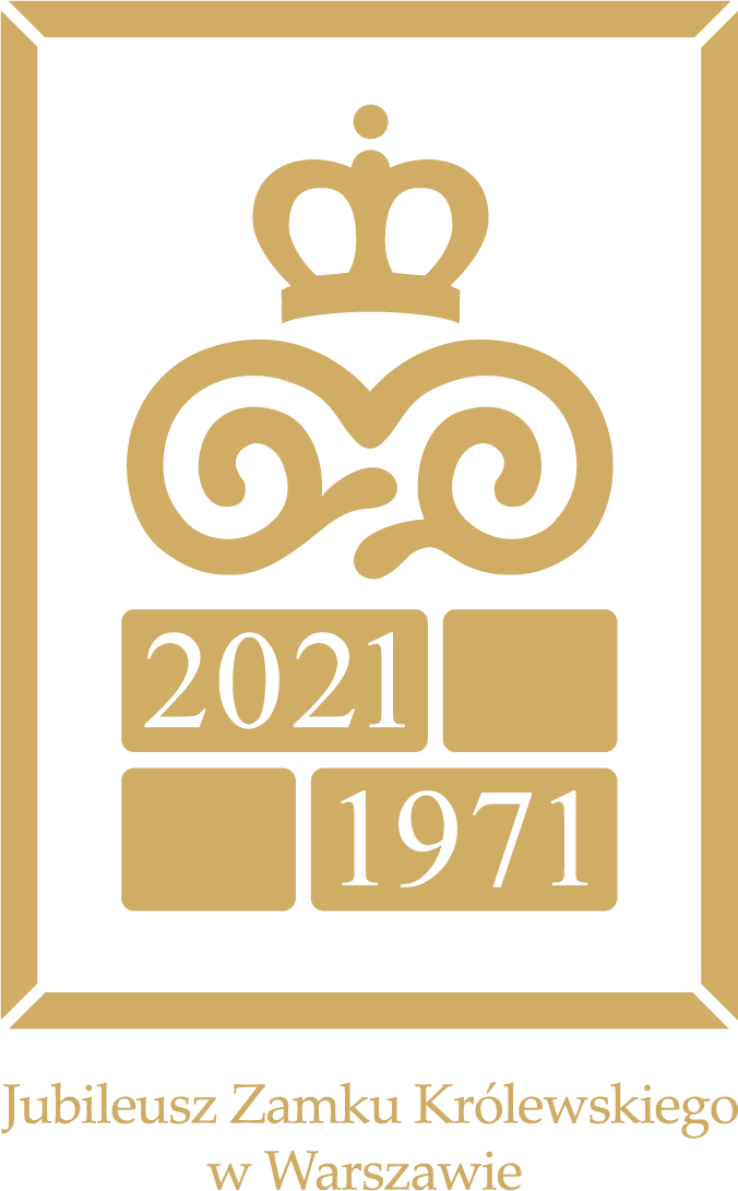 Logo jubileuszu 50-lecia odbudowy Zamku