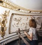 Prace pozłotnicze w Sali Tronowej