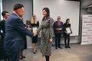 Dorota Parzyszek z Zamku Królewskiego odbiera nagrodę