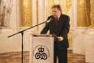 Prof. Andrzej Rottermund, przewodniczący zarządu Fundacji, były dyrektor Zamku Królewskiego w Warszawie, podczas przemówienia.