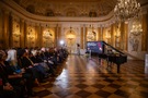 Otwarcie Galerii im. Lanckorońskich, 27 lutego 2025 r.  Na zdjęciu wernisaż w Sali Wielkiej. 