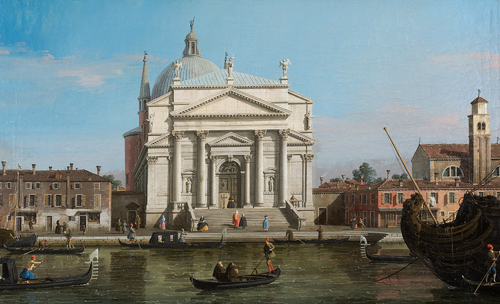 Obraz Antonia Canala - Kościoły Il Redentore i San Giacomo 